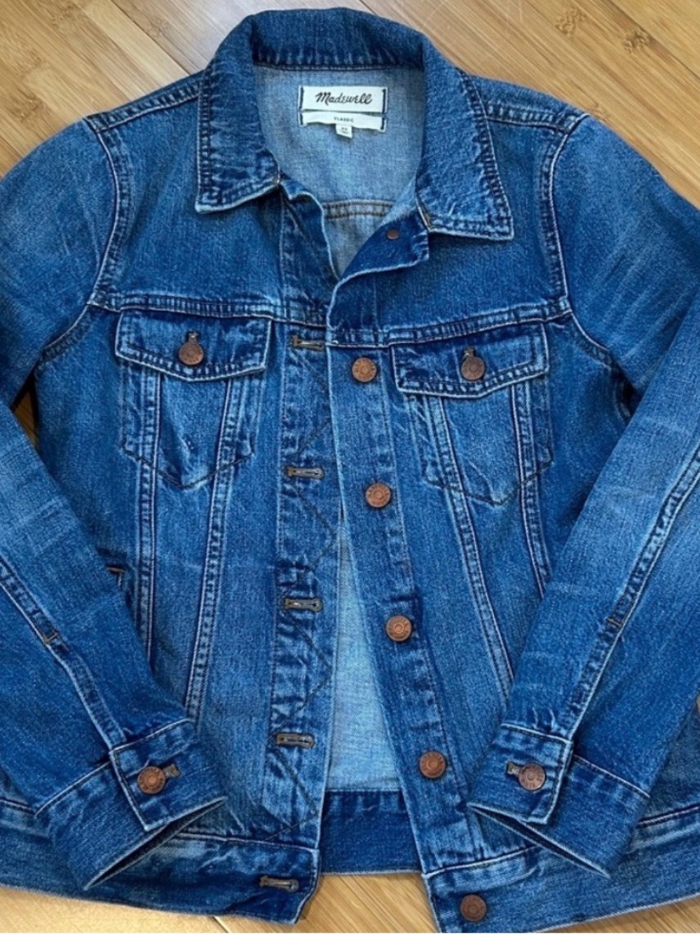 Madewell Pinter Wash Denim Jean Jacket Women’s XS Like New